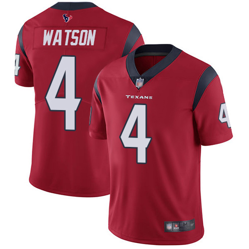 Houston Texans Limited Red Men Deshaun Watson Alternate Jersey NFL Football #4 Vapor Untouchable